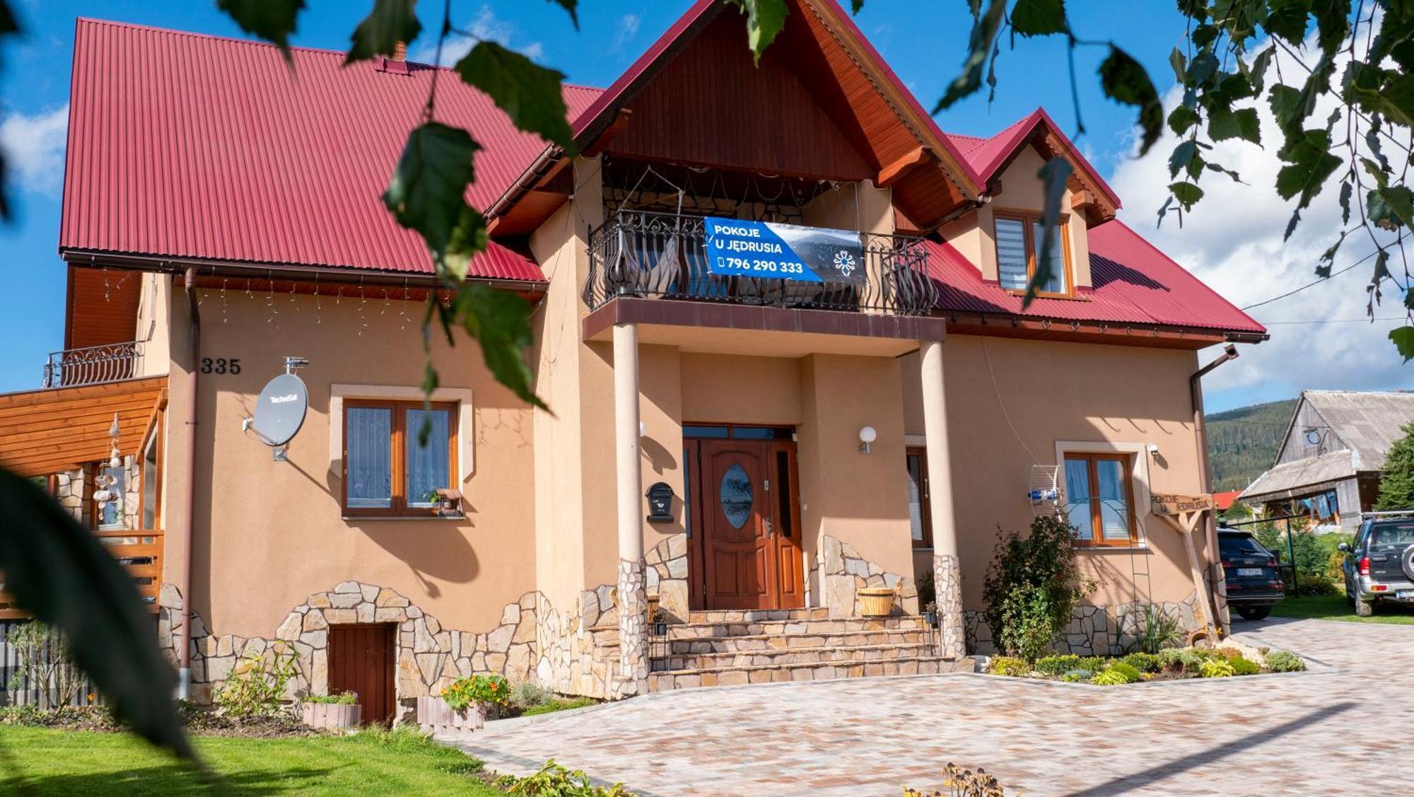 U Jedrusia Lägenhet Zubrzyca Gorna Exteriör bild